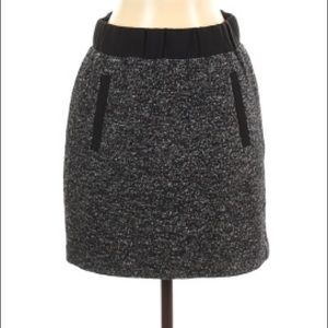 LOFT PETITES‎ MARLED WOOL BLEND TWEED SKIRT